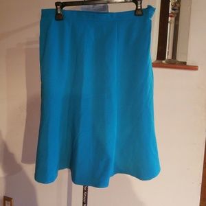 Business Teal Skirt